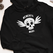 Load image into Gallery viewer, Black Memento Mori Hoodie | Embrace Every Moment