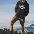 Load image into Gallery viewer, Black Memento Mori Hoodie | Embrace Every Moment